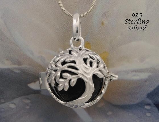 Sterling Silver Chiming Tree of Life Necklace Pendant