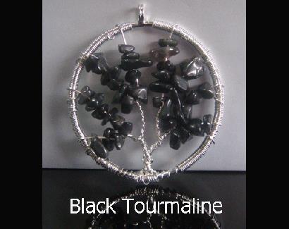  Black Tourmaline Gemstone Tree of Life - Crystal Tree