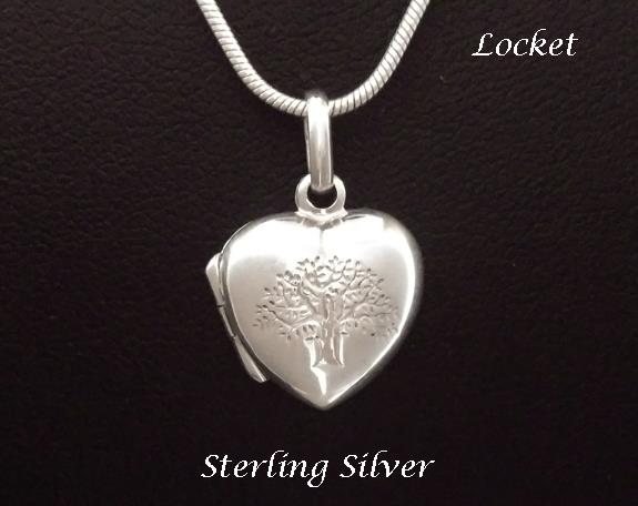 Tree of Life Locket Necklace Pendant 925 Sterling Silver